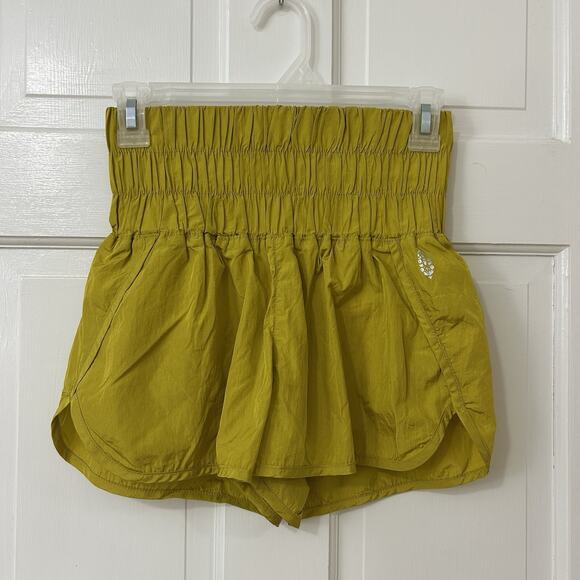 FREE PEOPLE FP Movement The Way Home Shorts Sparkling Citrus Size XS - Picture 1 of 3